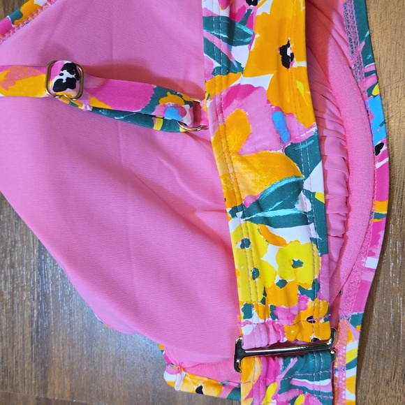 Anne Cole Floral High Waist Bikini Set - Picture 6 of 13